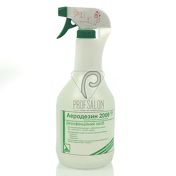 Аеродезин 2000 1 літр, з розпилювачем, засіб для екстреної дезінфекції невеликих поверхонь