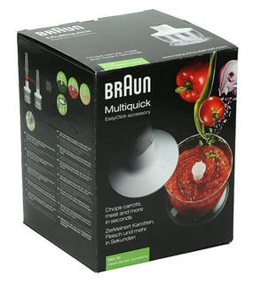 Braun Подрібнювач СА 500 мл у зборі для блендера Multiquick 4191 4199 4165 MQ5245WH (AX22110003) Оригінал, фото 3