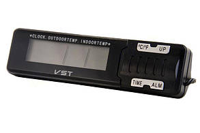 Годинник з внутрішнім і зовнішнім датчиком температури VST-7065 (1235), фото 3
