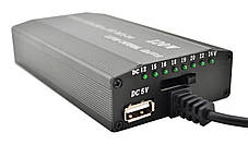 Універсальне зарядне для ноутбука в авто та 220 В 120 W UKC 901 + перехідники (0302), фото 3