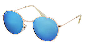 Сонцезахисні окуляри Ray Ban Round Metal 3448P 112/17 Polarized Blue