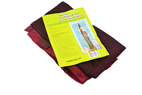 Анти москітна сітка штора на магнітах Magic Mesh Темно-вишневий