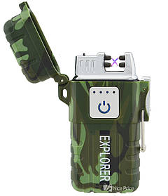 Запальничка електроімпульсна JL317 Explorer Камуфляж (6863/6751)