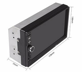Автомагнітола Solmore 7018B 2 din