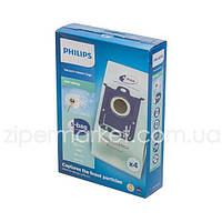 Набір мішків мікрохвиль. (4 шт.) FC8022/04 S-BAG Clinic Anti-Allergy для пилососа Philips