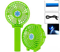 Аккумуляторный ручной вентилятор Handy Mini Fan зеленый (4376) alleg Качество