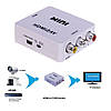 Конвертер HDMI на RCA (AV) CVBS адаптер видео с аудио 1080P HDV-610 AV-001 (4273) White alle Качество +, фото 7