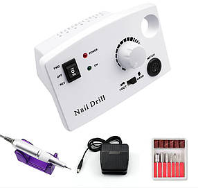 Фрезер для манікюру і педикюру Nail Polisher DM-211 White