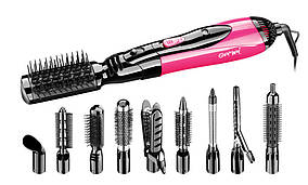 Фен-щітка Gemei GM-4835 10 в 1 1000W Pink (4641)