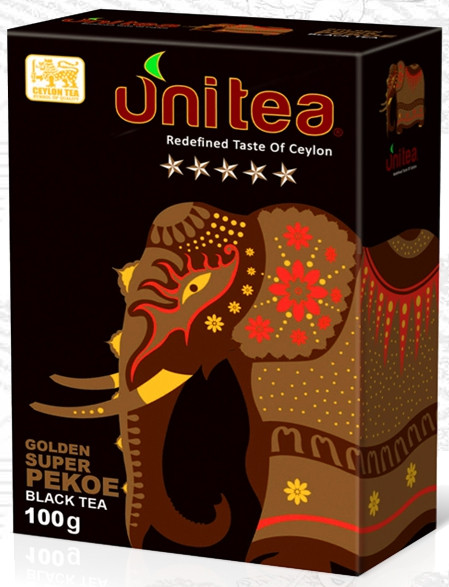 Чай чорний цейлонський Юніті Голден Пекое 100 грамів, фото 1