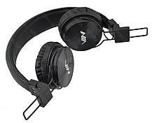 Бездротові Bluetooth-стерео навушники NIA X3 з МР3 і FM чорний (4362), фото 5