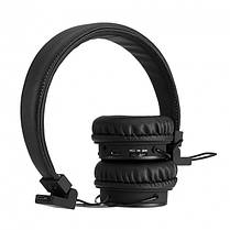 Бездротові Bluetooth-стерео навушники NIA X3 з МР3 і FM чорний (4362), фото 6
