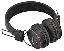 Бездротові Bluetooth-стерео навушники NIA X2 з МР3 і FM чорні (4068), фото 3