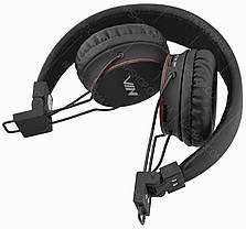 Бездротові Bluetooth-стерео навушники NIA X2 з МР3 і FM чорні (4068), фото 4
