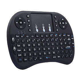 Бездротова англійська клавіатура Rii mini i8 WMY-1040 2.4G чорний