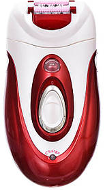 Эпилятор MP-202 2 в 1 с бритвенной насадкой Red (3829)