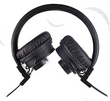 Бездротові Bluetooth стерео навушники NIA X5SP з МР3, FM і колонкою Black (5053), фото 4