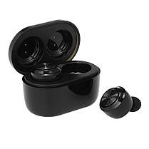 Бездротові навушники з боксом AirTwins A6 BT5.0 Black (6840), фото 3