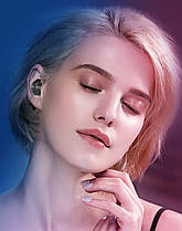 Бездротові навушники з боксом AirTwins A6 BT5.0 Black (6840), фото 4