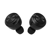 Бездротові навушники з боксом AirTwins A6 BT5.0 Black (6840), фото 5
