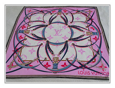 Хустка Louis Vuitton шовк, фото 2