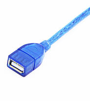 Кабель подовжувач USB A — USB F 1.5 метра Blue (26133), фото 6