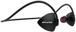Спортивні Bluetooth навушники Awei A847BL Black (5252), фото 4