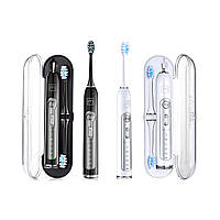 Набір: ультразвукова зубна щітка MEDICA+ ProBrush 9.0 (ultrasonic-complete) black+white (Японія)