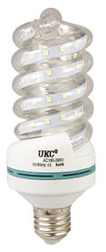 Світлодіодна LED-лампочка UKC E27 9W спіральна 4024