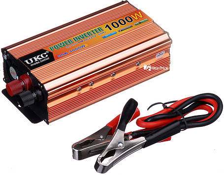 Перетворювач напруги (інвертор) 24-220V 1000W Gold (1911) УЧЕНКА (114615), фото 1