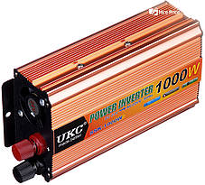 Перетворювач напруги (інвертор) 24-220V 1000W Gold (1911) УЧЕНКА (114615), фото 4