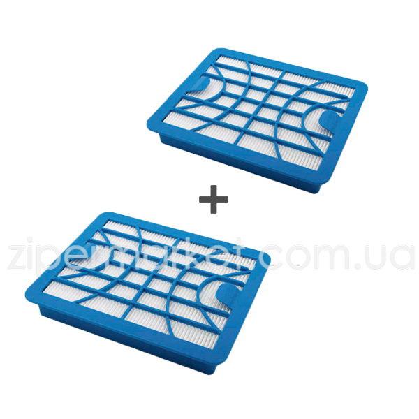 Набір фільтрів вихідних ZVCA050H (2 шт.) HEPA13 для пилососа Zelmer синій, фото 1