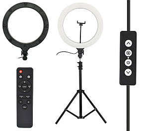 Кільцева LED-лампа діаметром 38 см A390 з пультом (14321)