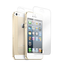 Защитная пленка (глянцевая) для iPhone 5G/5S (передняя и задняя)