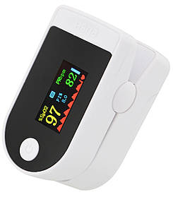 Пульсометр оксиметр на палець (пульсоксиметр) JN P03 TFT White