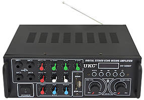 Інтегровальний підсилювач UKC PA-329BT Bluetooth з караоке (5721)