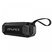 Портативна екстремальна Bluetooth колонка Awei Y280 (Bluetooth, MP3, AUX, Mic) (5586), фото 4