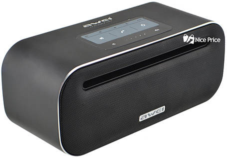 Портативна сенсорна колонка Bluetooth Awei Y600 (Bluetooth, MP3, AUX, Mic) Black (5587), фото 1