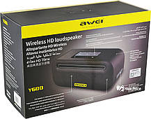 Портативна сенсорна колонка Bluetooth Awei Y600 (Bluetooth, MP3, AUX, Mic) Black (5587), фото 6