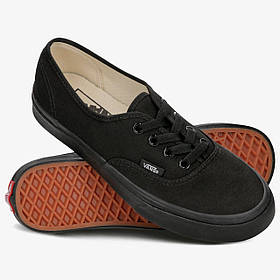 Кеди Vans Authentic "Off the Wall" чорні (низькі)