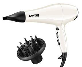 Професійний фен для волосся Gemei GM105 2400W White Pearl (7461)
