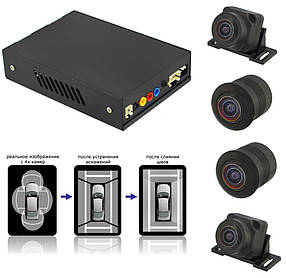 Система кругового огляду 360° (паркувальна система) 360° Around View з нічним баченням (6907)