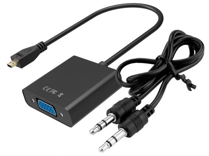 Конвертер micro HDMI VGA + Audio, фото 1