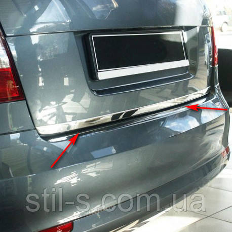 Накладка на нижню кромку багажника CHEVROLET LACETTI sedan