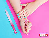 Манікюрна скляна двостороння пилка кольорова в блістерній упаковці Titania art.1251B, фото 7