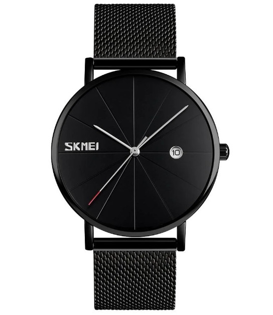 Чоловічий наручний годинник Skmei Tiger 9183 Чорний