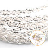 Кабель для навушників KZ Lightning 2PIN 0,75 мм (ZST/ZSR/ES3/ED12/ZS10/ZSN/AS10/BA10) (Білий), фото 3