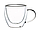 Набір чашок з подвійними стінками Con Brio CB-8625-2 (2шт|250мл), фото 2