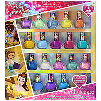Детская косметика лак для ногтей принцесса Белль Дисней 18 штук на водной основе TownleyGirl Disney