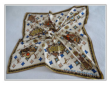Хустка Louis Vuitton шовк, фото 2